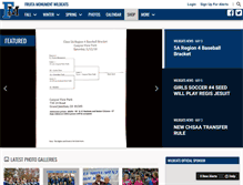 Tablet Screenshot of fmhsathletics.com